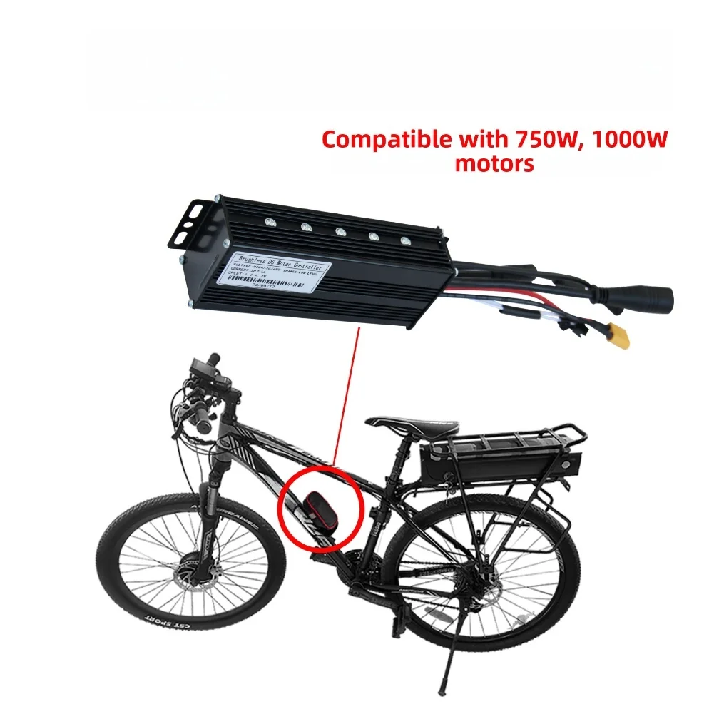 

24/36/48V 30A Ebike Sine Wave Controller For 750W/1000W Brushless Motors Three-Mode All-Weather Reliable Multi-Pin Connections