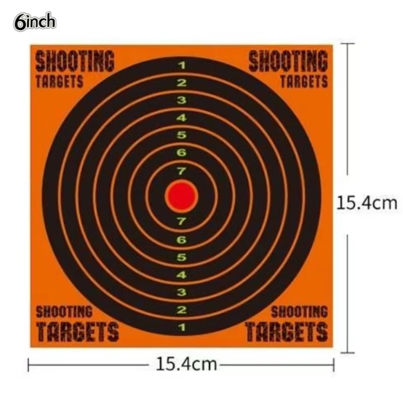 10pcs 8in Target Stickers Archery Targets Paper Target Shooting Accessories