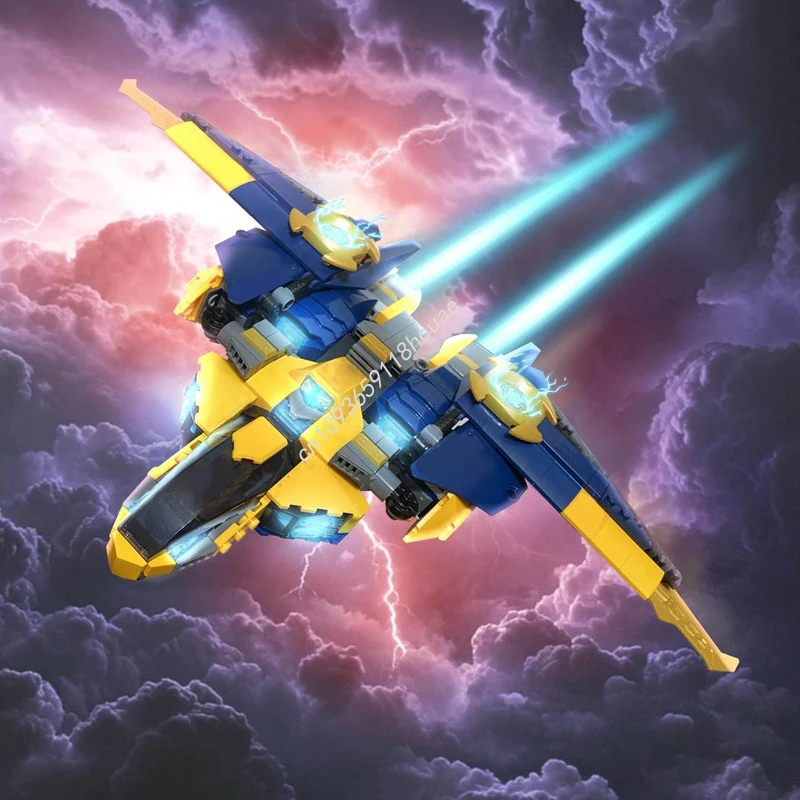 

536pcs MOC Arin's Jet Mech Building Blocks Adult Christmas toy Gift collector Children's Model Construction DIY Assemble