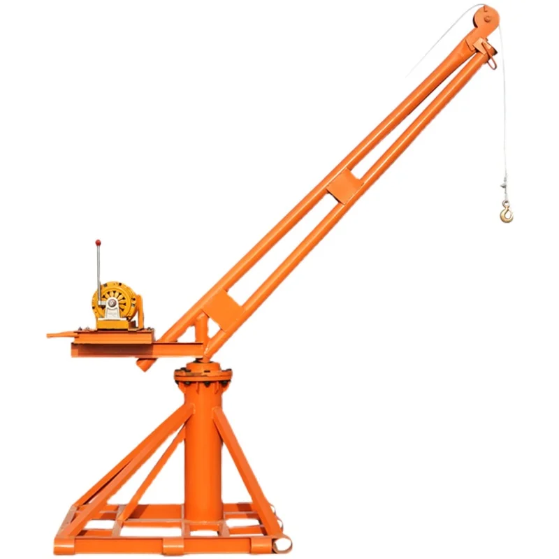 custom.Factory 360 Degree Turning Outdoor Crane 30m 60m 220V New Home Use Gearbox Motor Crane Hoist
