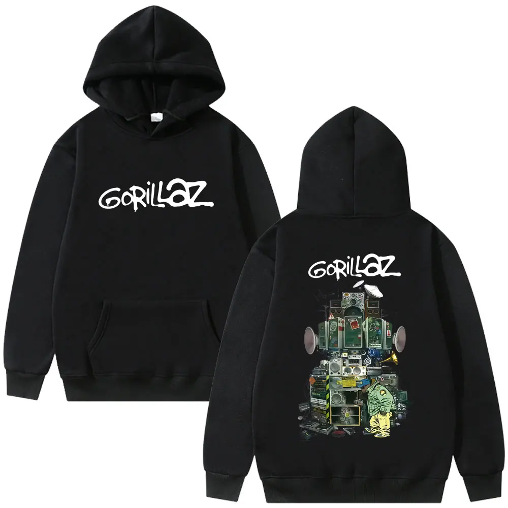 

Gorillaz Graphic Print Hoodie Men Women Hip Hop Rock Fashion Pop Music Streetwear Male Casual High Quality Fleece Cotton Hoodies
