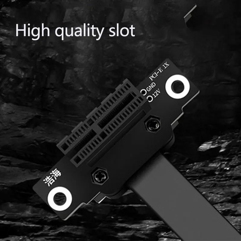 Extender Ribbon Adapter Extension Cable PCI-E 1X Slot Extension Riser Card