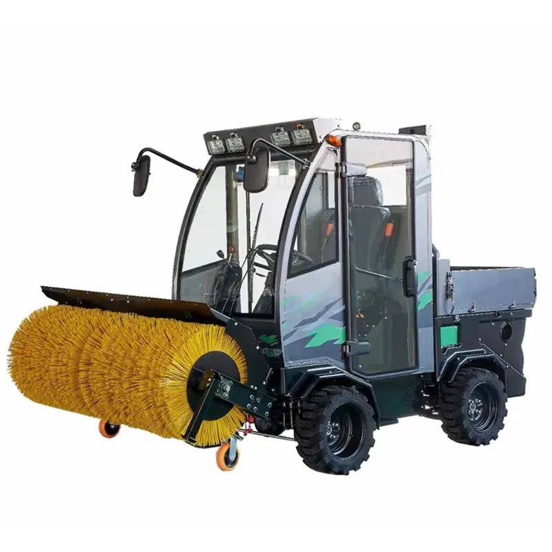 Powerful Road With Enclosure Wholesale Auto Winter Cleaning Snow Sweeper Remove