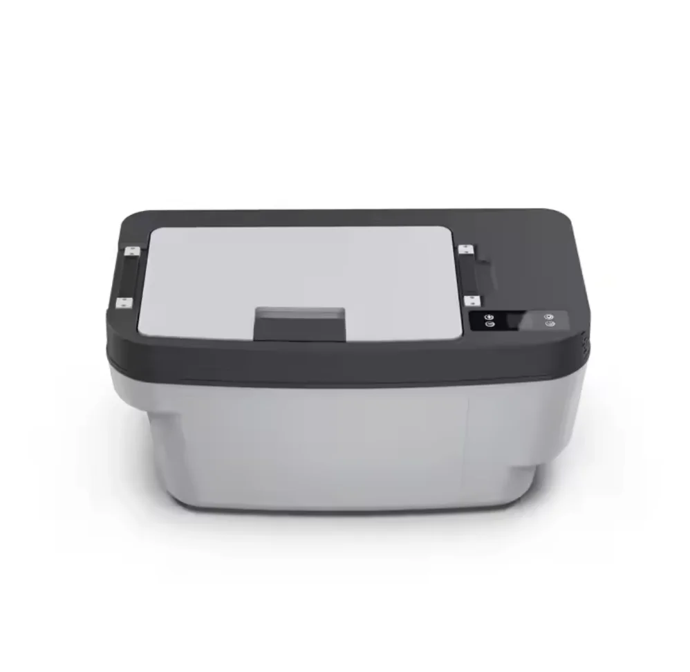 Para Tesla Model Y Trunk-35L 12V/24V refrigerador portátil para coche con compresor congelador de coche, enfriador de viaje para acampar con Control por aplicación