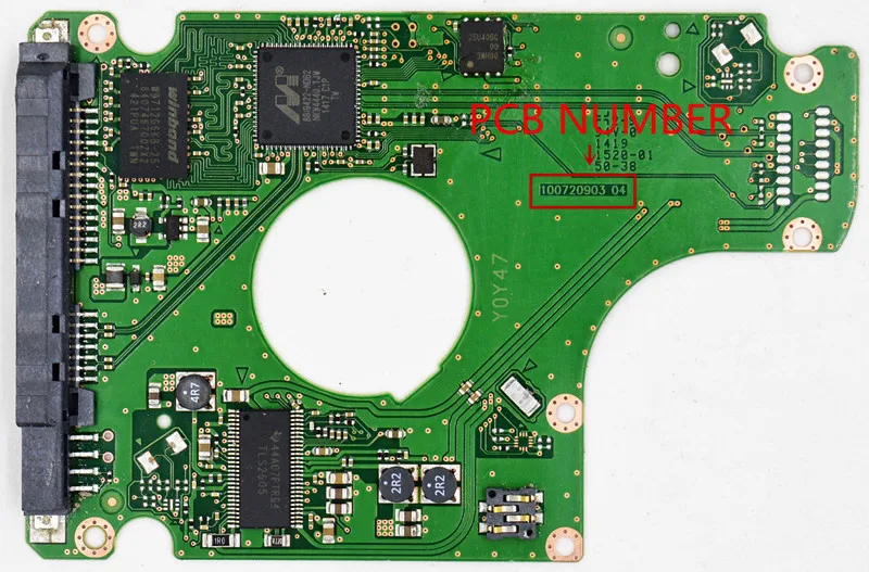 Imagem -03 - Placa de Circuito do Disco Rígido do SA 100720903 m8 _ Rev.07 R00 100720903 04 St1000lm024 St500lm012 St1000lm02 St1000lm025