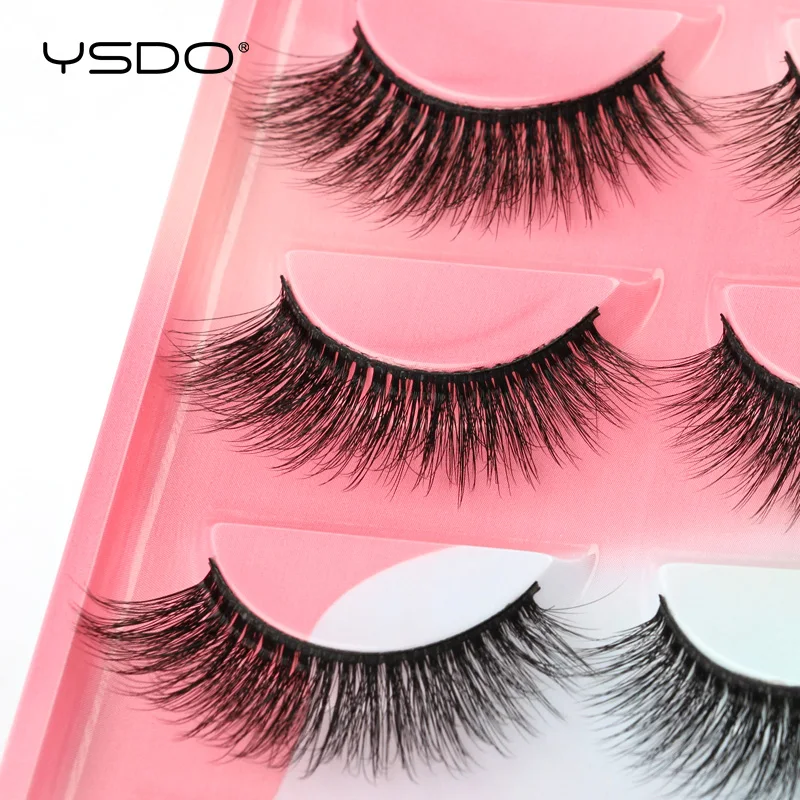 Wholesale Lashes 36 Styles 2/50/100 Boxes Mink Eyelashes 5 Pairs 3D Mink False Lashes Natural Eyelashes Extension Wispy Cilios