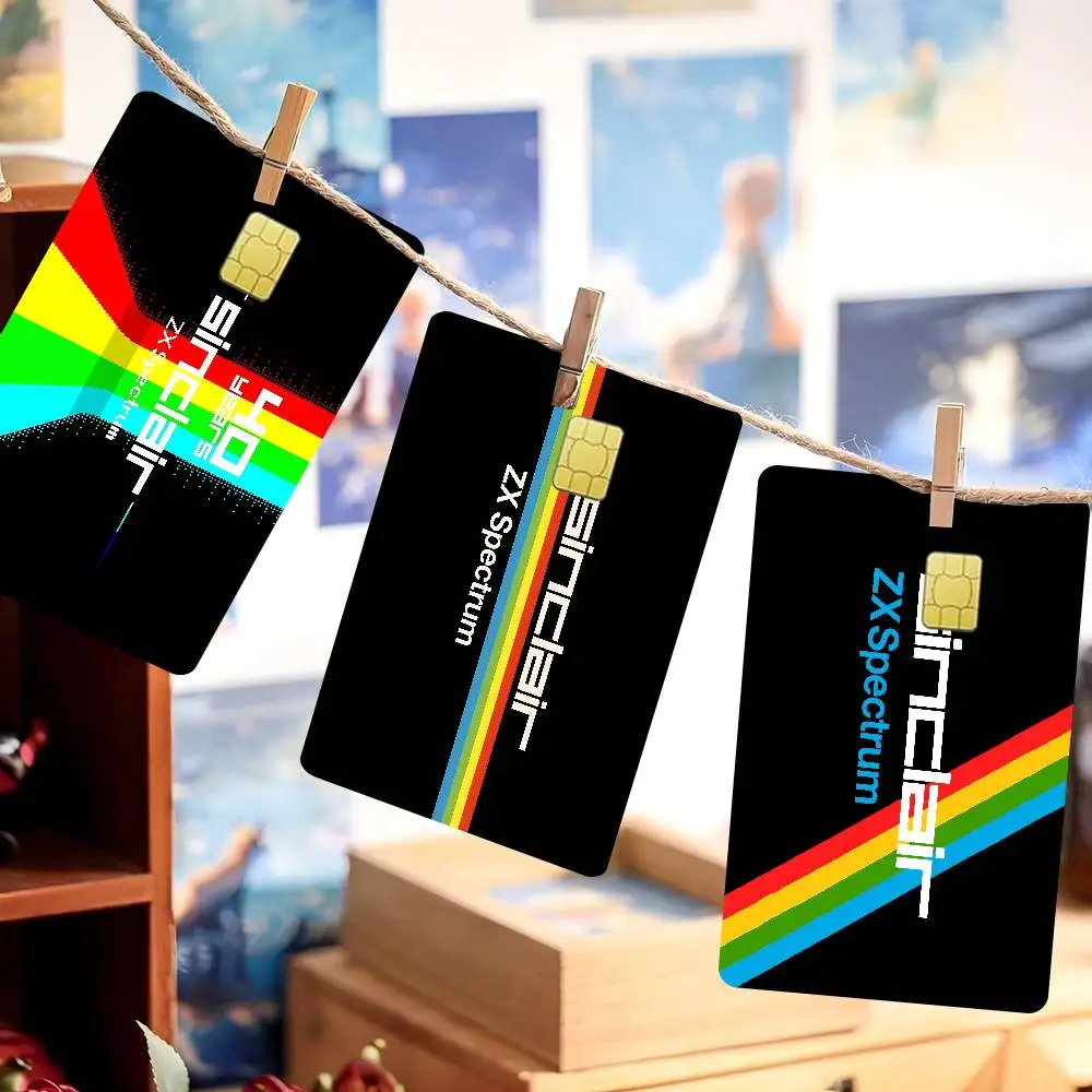 Classic Sinclair Zx Spectrum Anime Cartoon Sticker Film Skin for Credit Card Debit Bank Bus Card