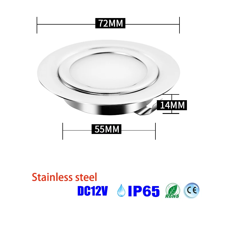 슬림 14mm 미니 스포트라이트 LED 3W 5W 전구 통 12V 24V DIY 조명 조명기구, 주방 홈 호텔 거실 천장