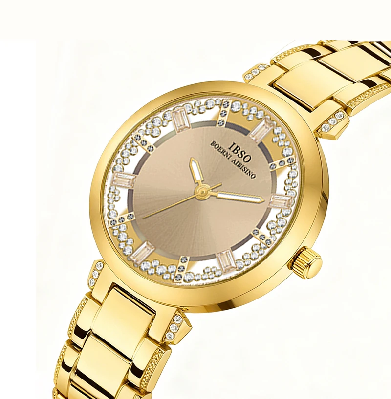 Luxury Brand Women Watches Golden Steel Small Dial Waterproof Fashion Hand Clock Female New Elegant Ladies Wristwatches Green