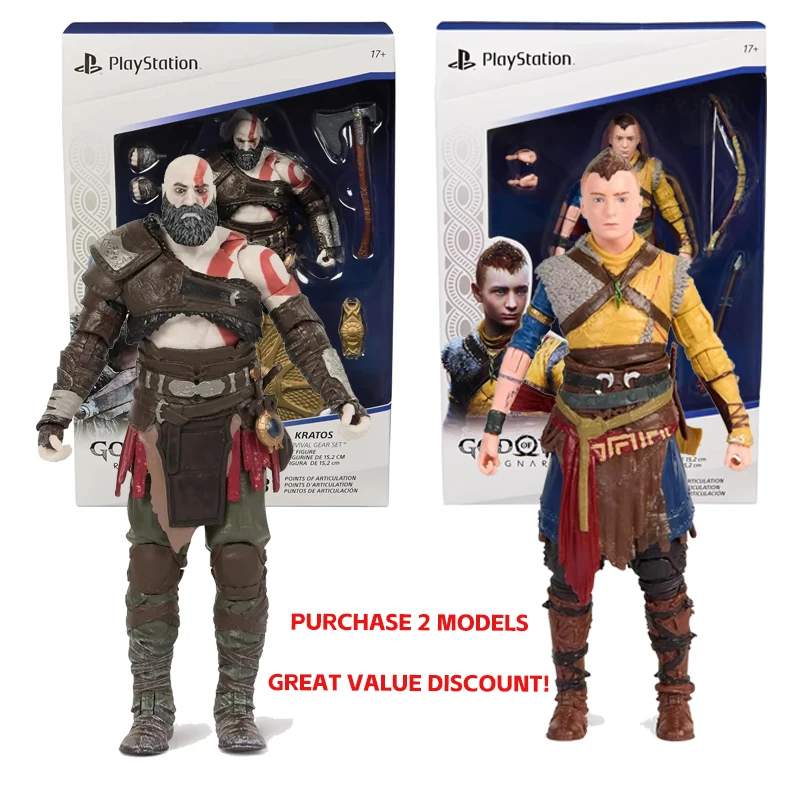 PlayStation toys God of War: Ragnarok Atreus 6” Atreus Action Figure for PS5 Fans & Collectors Ages 17+ Gift