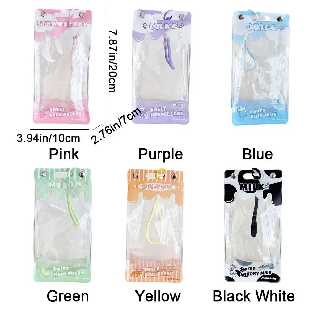 PVC ミニ人形収納ポーチ透明防塵人形外側バッグ再利用可能な吊り下げ可能なデータケーブル収納袋人形収納