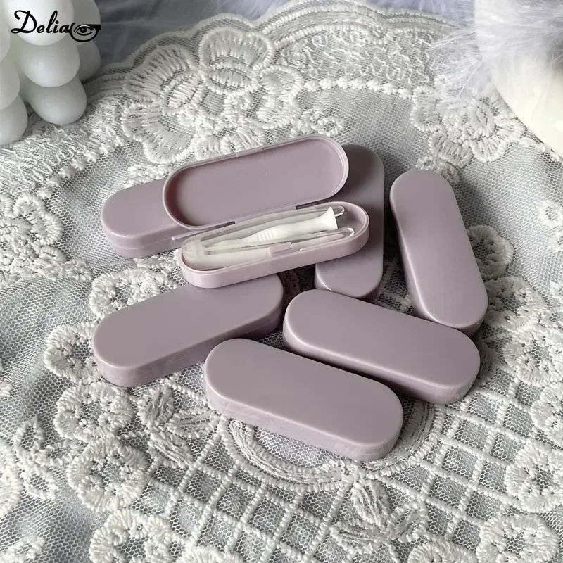 1 pz Mini lenti a contatto portatili asta di bloccaggio pinzette scatola di immagazzinaggio combinata morsetti di rimozione in plastica accessori per occhiali