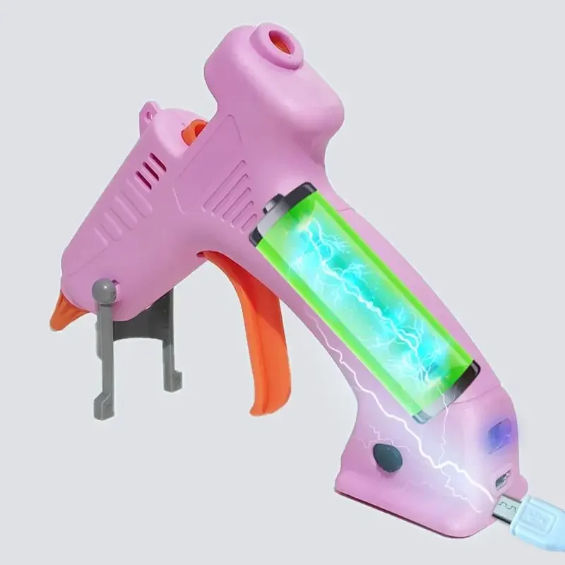 Imagem -03 - Pistola de Cola Quente Pistola de Cola Quente Recarregável de Alta Temperatura para Tarefas Pesadas Reparos Rápidos Projetos Diy