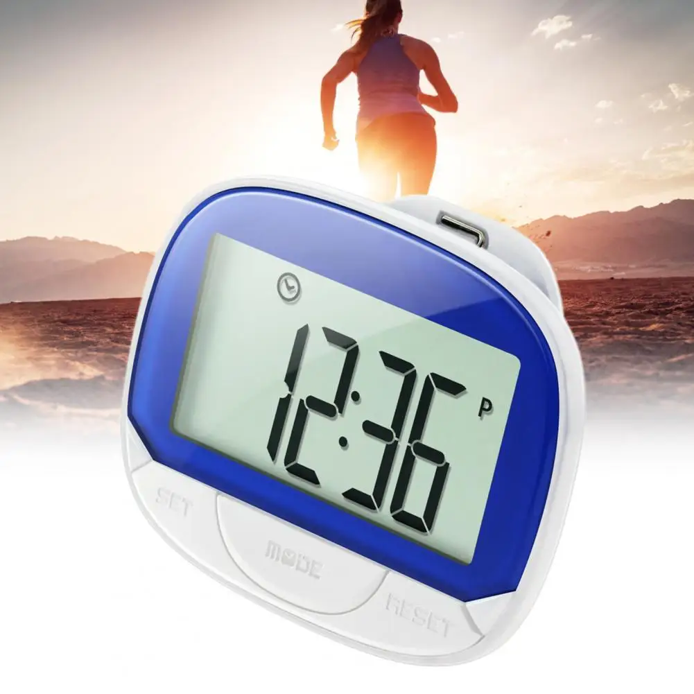 Health Aid  Useful Fitness Monitor with Clock Function Accessory Pocket Pedometer Digits Display   for Swimmers