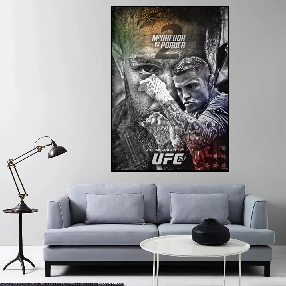 U-Ultimate Fighting Championship UFC Poster Home Room Decor Livingroom Bedroom Aesthetic Art Wall Painting Stickers