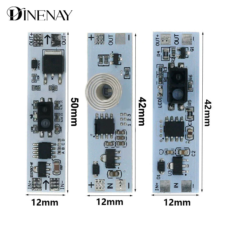 1 قطعة مسافة قصيرة مسح الاجتياح اليد الاستشعار تيار مستمر 5 فولت-24 فولت 3A اليد الاجتياح وحدة تبديل LED يعتم مصابيح التحكم المكونات النشطة
