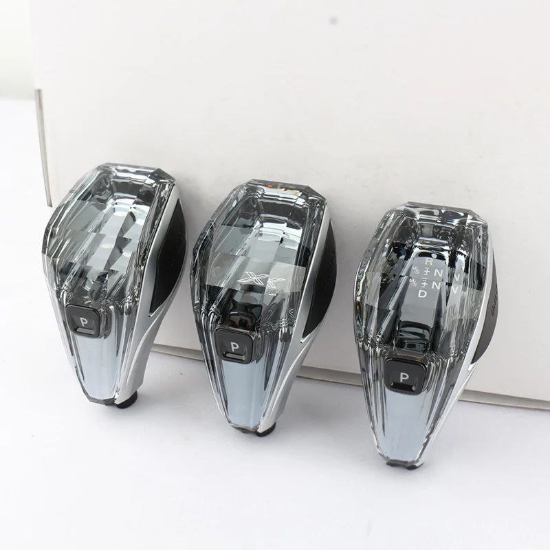 For BMW G20 G22 G26 G14 Z4 G29 X3 G01 X4 X5 X6 X7G07 Crystal LED Gear Shift Knob Right Hand Drive 4 Piece Set short rod Gear Rod