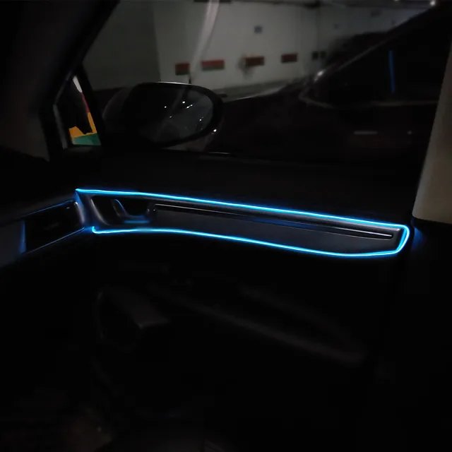 1M/3M/5M Car Interior Led Decorative Lamp EL Wiring Neon Strip For Auto DIY Flexible Ambient Light USB Party Atmosphere Diode 2 1M/3M/5M Car Interior Led Decorative Lamp EL Wiring Neon Strip For Auto DIY Flexible Ambient Light USB Party Atmosphere Diode 2