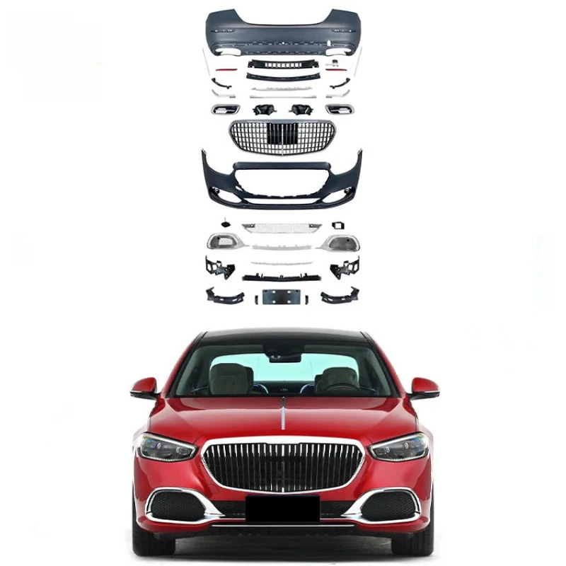 Hot selling 2021Car Accessories for Facelift to MBH Style Front Rear Car Bumper Body Kit