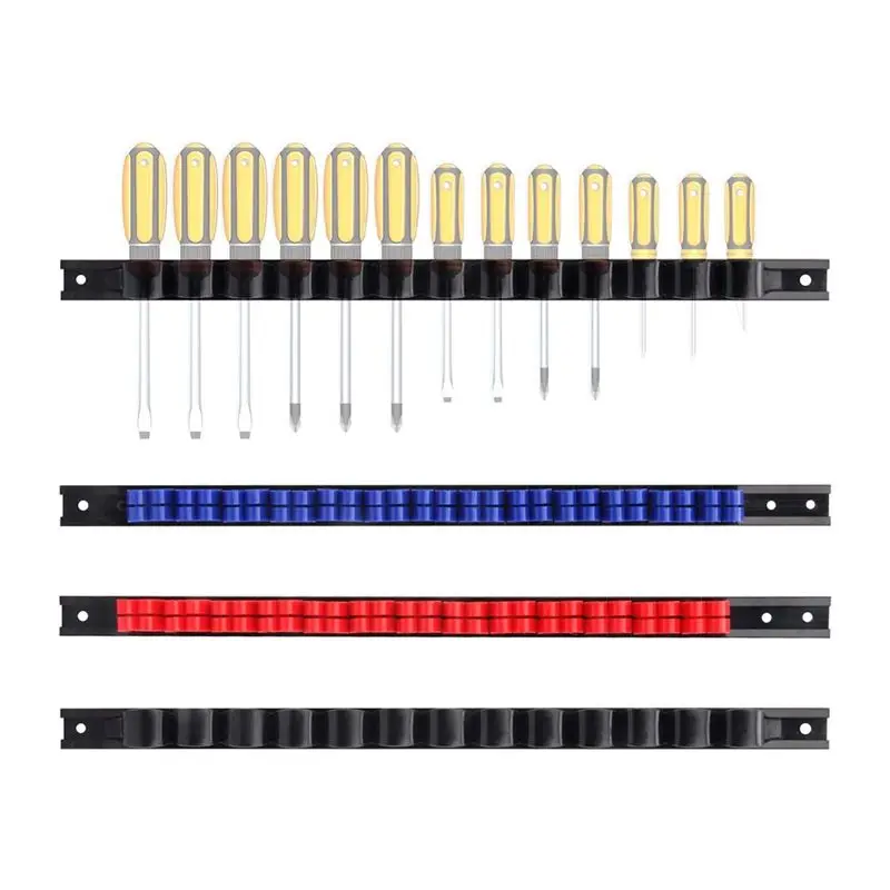 ABGH-4PC Screwdriver Organizer Tool Holder Wall Organizer Wall Mount For Vice Wrench Plier Screwdriver Organization Tool