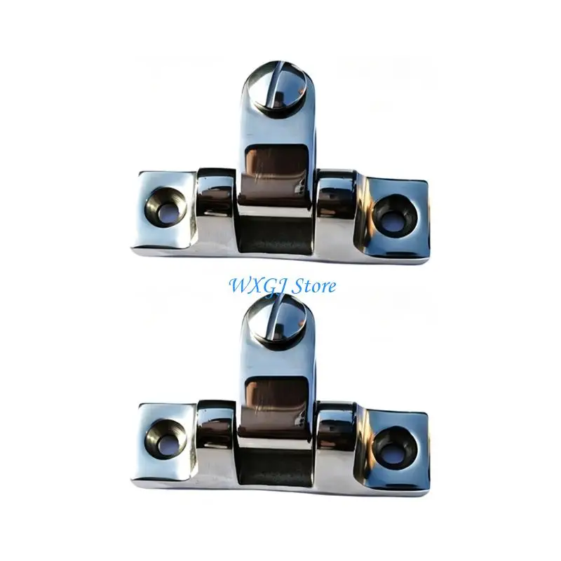 

37JE 2 Pieces High Strength Rotatable Deck Hardware Rusts Proof Design Saltwater Resistant Boat Hinges Quick Fixing for