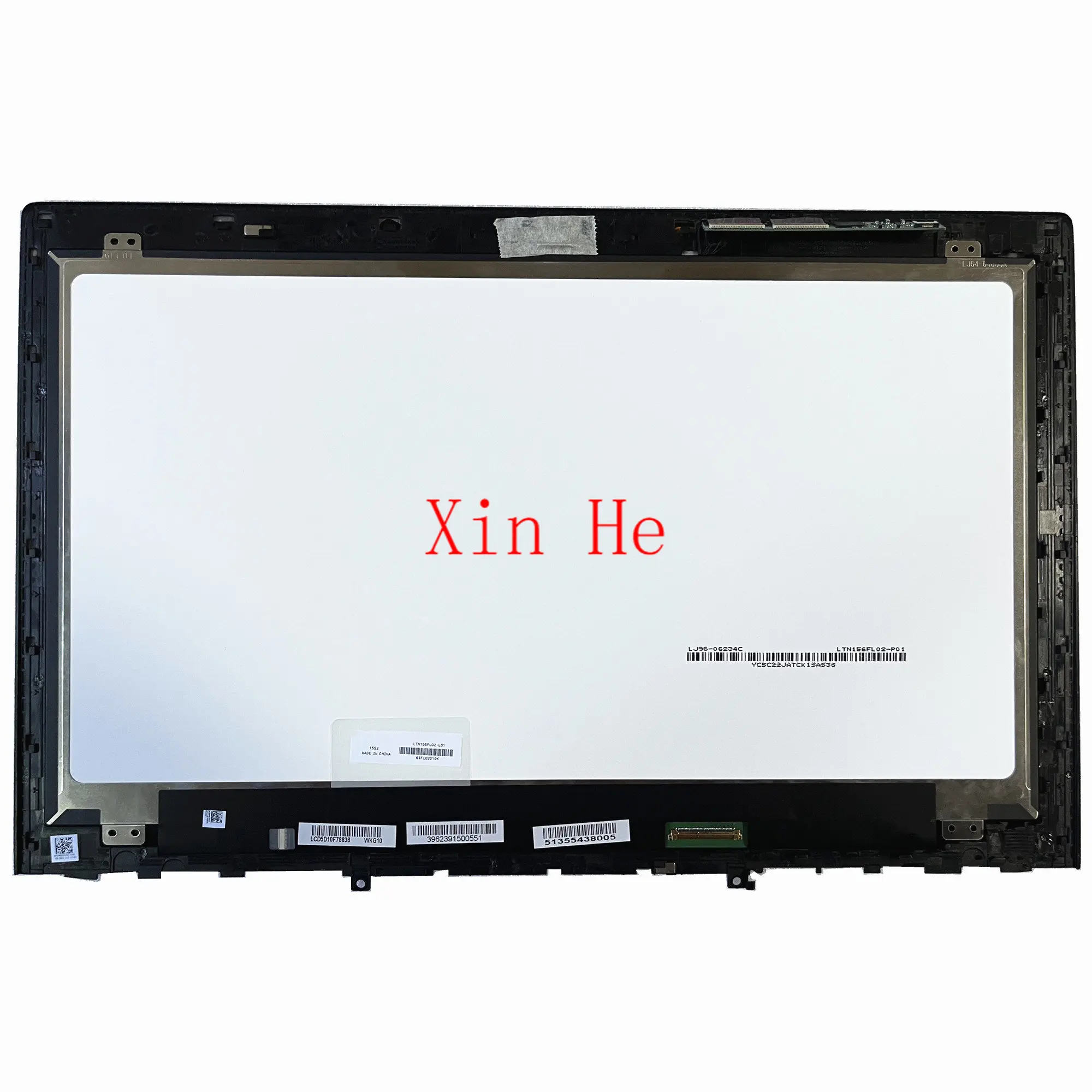 

15.6'' 4K Laptop LED LCD Screen Digitizer Assembly LTN156FL02-L01 For Lenovo Y50-70 PN: 5D10F78838 With Frame