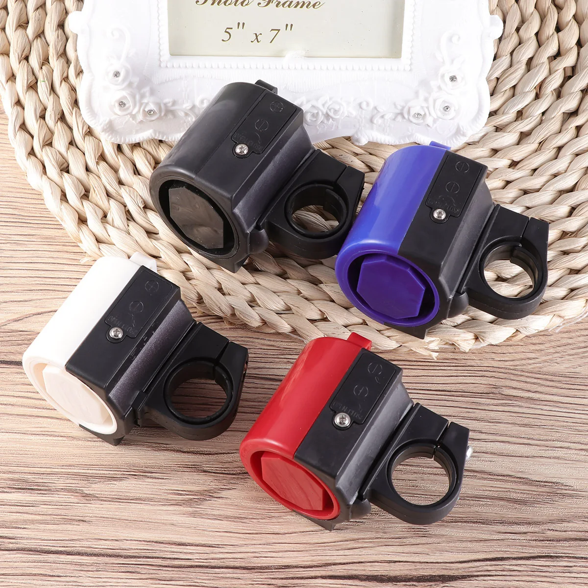 

Bike Horn Electric Waterproof Trumpet Red ABS Shell Easy Install Night Riding Bike Accessories Durable Horn Trumpet