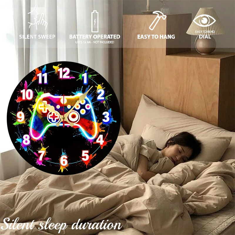 Thumbnail 4 - #49 Low Price Silent Wall Clocks Deals