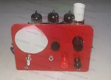 

Regenerative DC three lamp Short Wave Tube Radio Kit CW SSB receiver battery powered