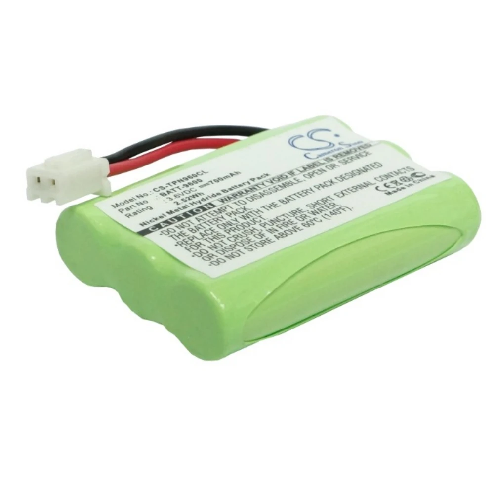 

Ni-MH Cordless Phone Battery for Teledex, 3.6V, 700mAh, Compatible Models: Opal DCT1905