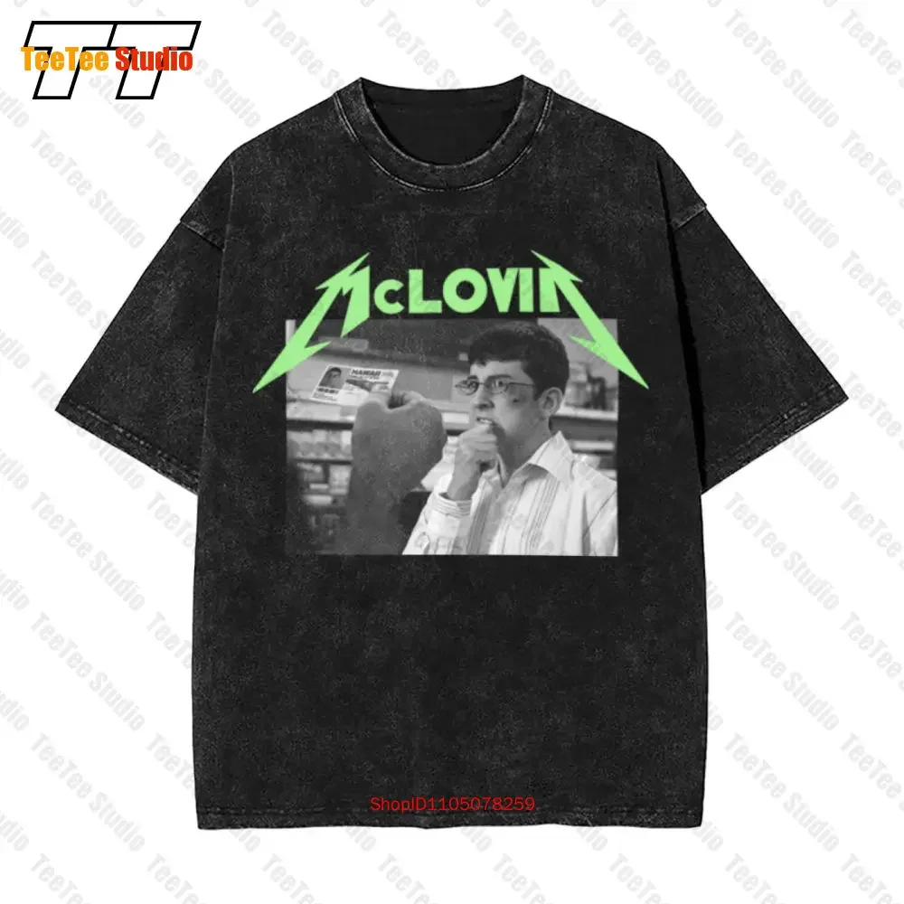 Superbad Mclovin Checking Id Hawaii License Mens Vintage Oversized T-Shirt PAWQ