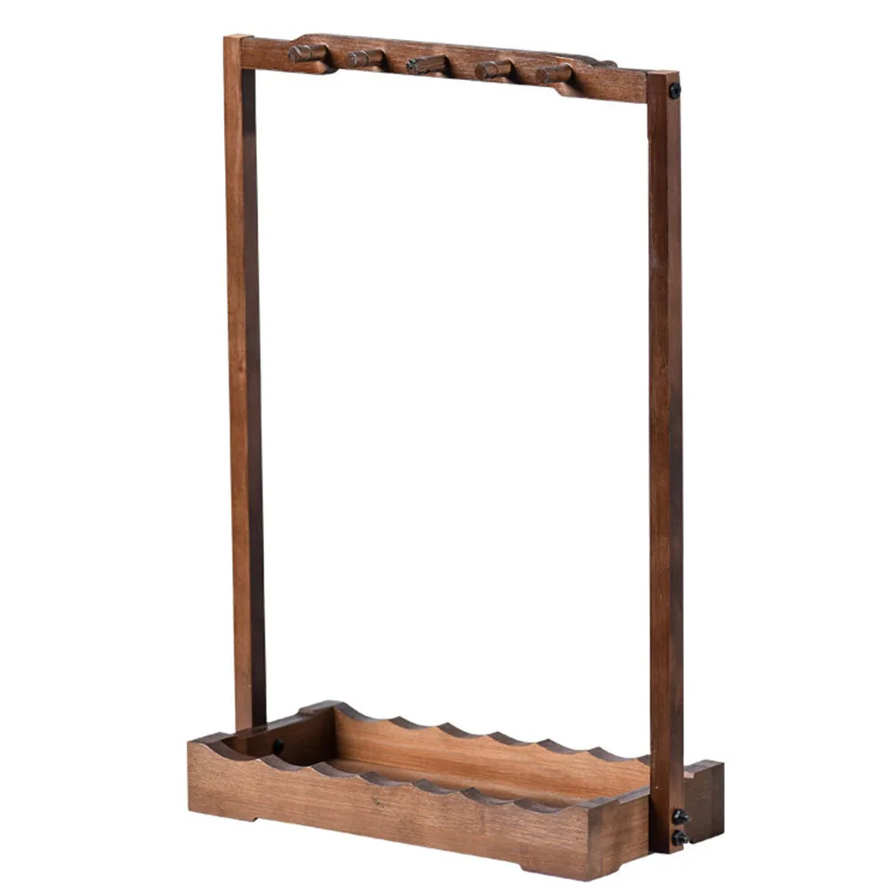 Bamboo Pen Rack Retro Brush Holder Desk ganizer Durable Simple Design Colorfast Student Use Creative Practical Art Supplies