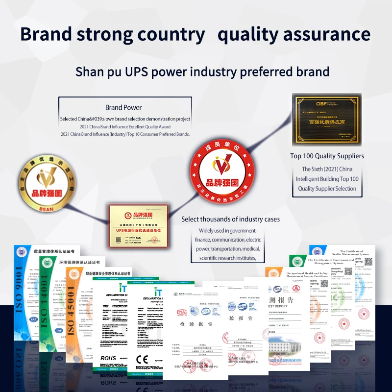 UPS online intelligente ad alta frequenza Alimentatore di backup ad alta potenza a uscita singola a tre ingressi UPS online da 20 kVA 16 kW