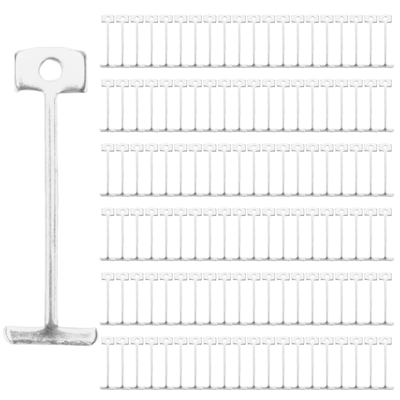 AT19-200 Stuks Tegel Leveling Systeem Voor Tegels Leggen Herbruikbare Stalen Naalden Vloeren Vervangbare Pin Tegels Bouwgereedschap