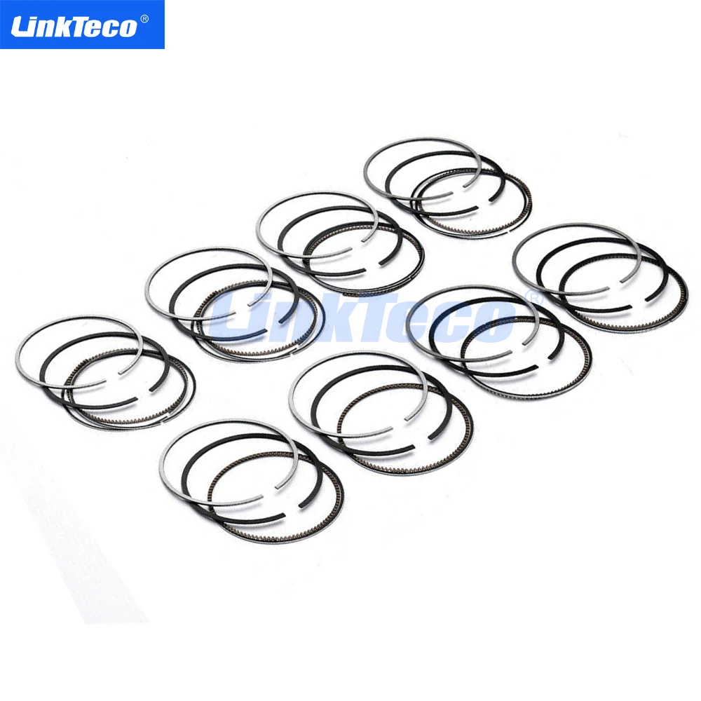 8pcs STD Auto Engine Parts Piston Rings Set Fit Kit 00-06 4.6 L GAS M62B46 For BWM X5 M62 B46 4.6L