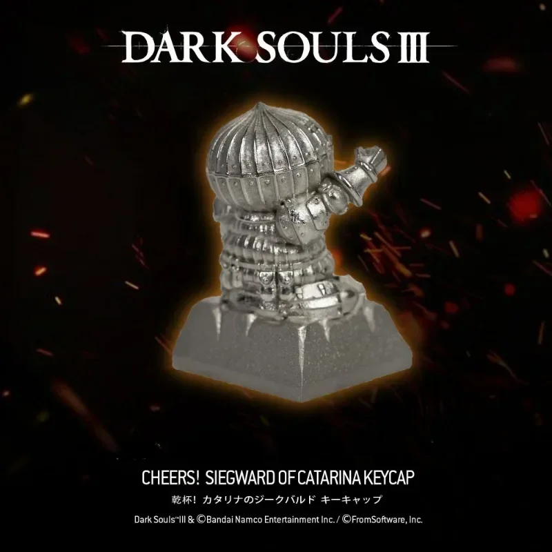 Artisan Keycaps Dark Souls SIEGMEYER OF CATARINA Keyboard Personalized Character Keycaps Aluminum Plated Alloy Cool Gaming Gifts