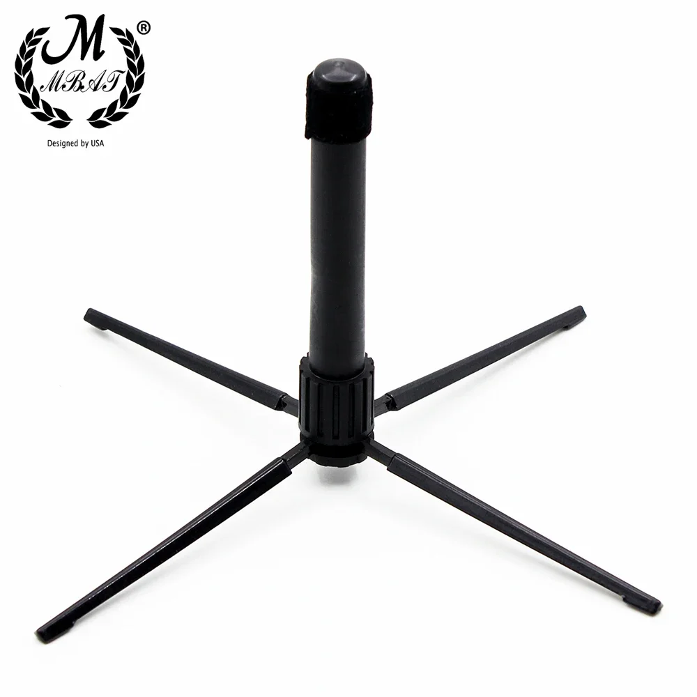 M MBAT Flute Stand Portable Base Foldable Clarinet Rest Rack Holder Music Tools Woodwind Instrument Accessories