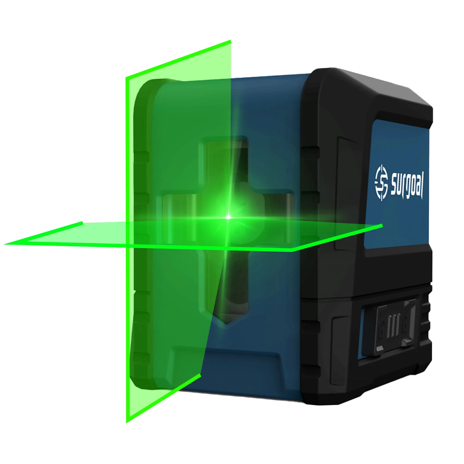 Vertical Horizontal Lasers Level Strong Green 2 Line Laser Level Self-leveling Mode Pendulum Locked Precision 2.5mm/5m
