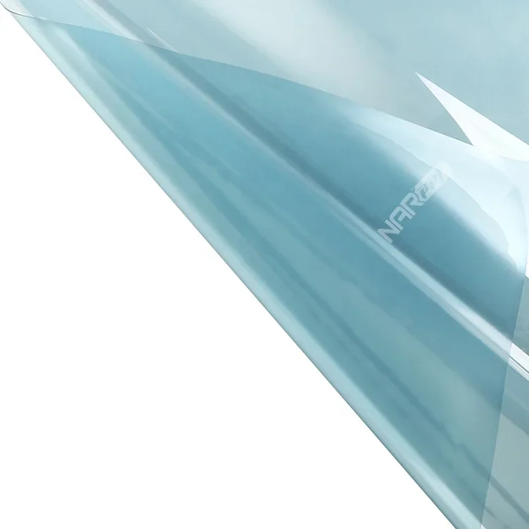 5 Mil PET Explosion Proof Car Protective Safety Film High Definition Heat Insulation Blue&gray Front Windshield Film