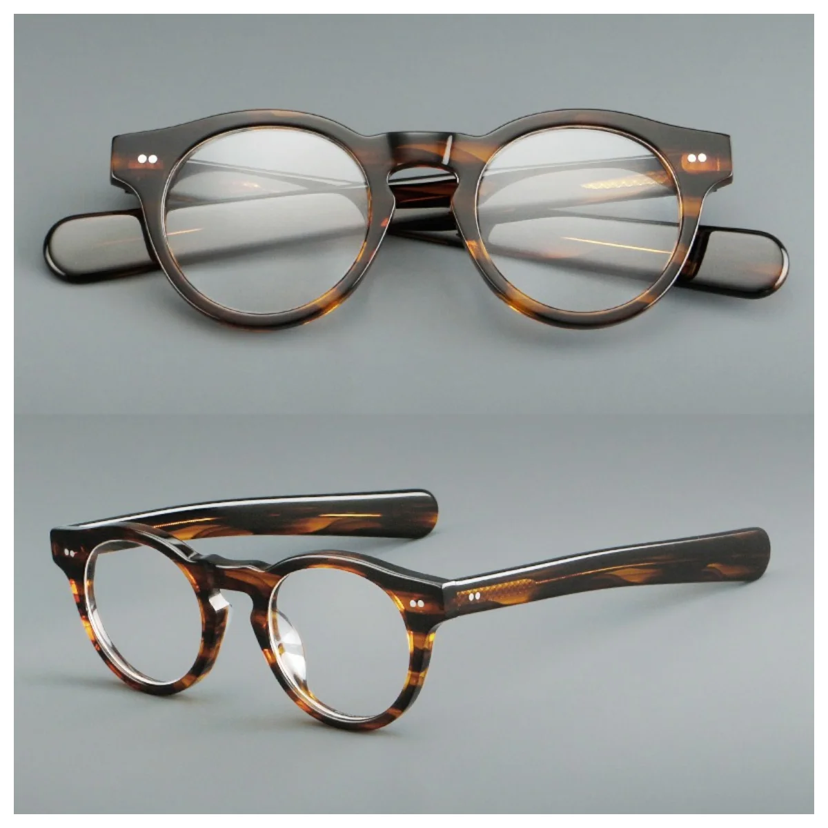 

Acetate Anti Blue Light Reading Glasses Customizable High Quality Spring Hinge Presbyopic Eyeglasses 0 +25 +50~+600