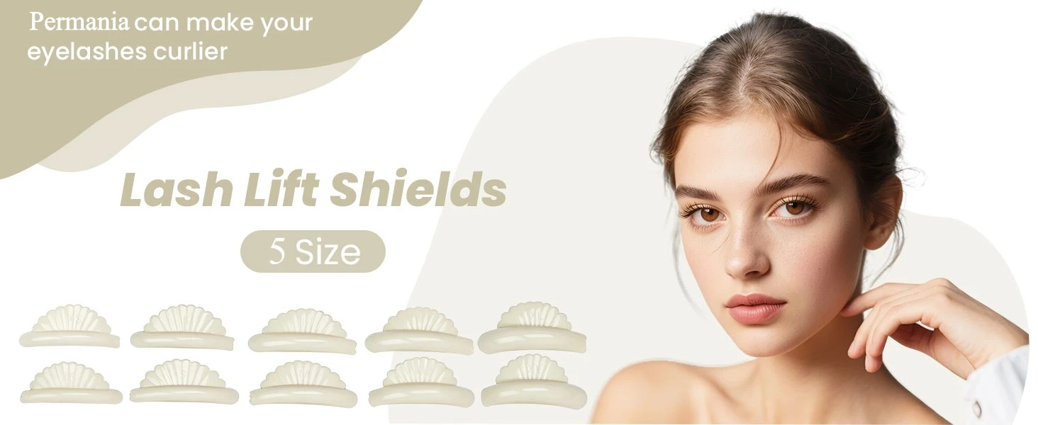 PERMANIA 5 Paar C-Curl Silikon-Wimpernformer, Wiederverwendbare Wimpernlifting-Pads, Wimpernlifting-Werkzeug – Detail 6