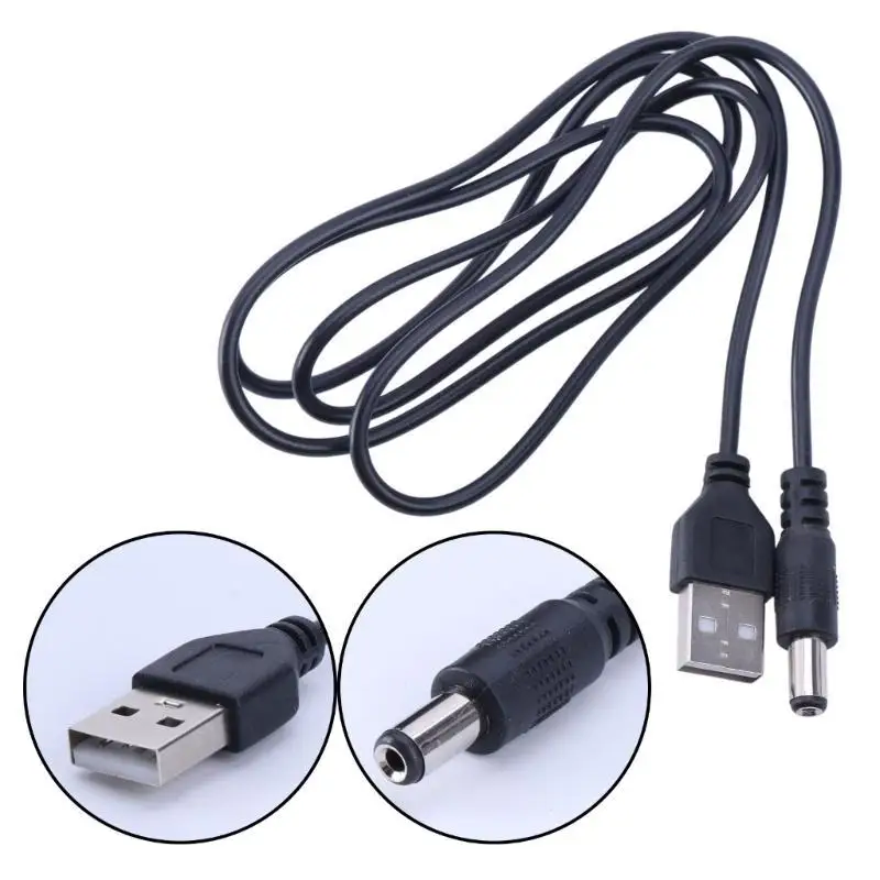 

Y1UB 2.6ft USB 2.0 Male to DC5.5 X 2.5mm Power Supply Cord for Tablets