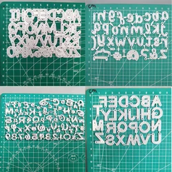 Letters a-z and Numbers 0-9 Metal Cutting Dies Scrapbooking DIY Album Paper Cards Decorative Crafts Embossing Knife Mold Die Cut