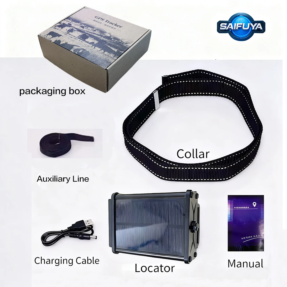 Cow and Sheep Locator, Waterproof Gps Tracking Device for Livestock, Remote Tracker for Mountain Horse Grazing, Beidou Remote Tracker, 4g Solar Powered