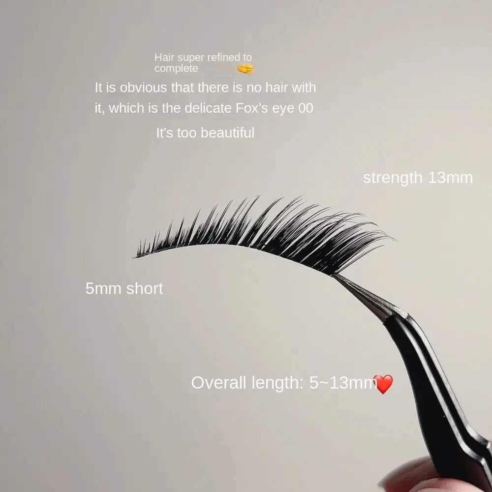 5Pairs Cat Eye Lashes Faux Mink Eyelashes Natural long Full Strip Lashes Winged End Eye Elongated Fake Lashes Soft Eyelashes