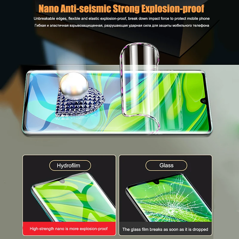 Full Cover Hydrogel Film For Infinix Hot 10 Lite 11S NFC 11 Play 10S 10T Zero 8 8i Note 12 Pro 5G Protective Screen Protector