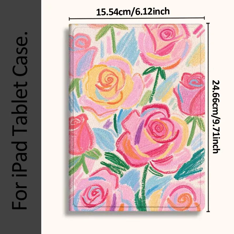 نمط الكتابة على الجدران الوردية لـ Vivo IQOO Pad2 Pad3 Pad5 Air SE Pro 12.1 12.3 13 11.5 11 بوصة حافظة كمبيوتر لوحي #3