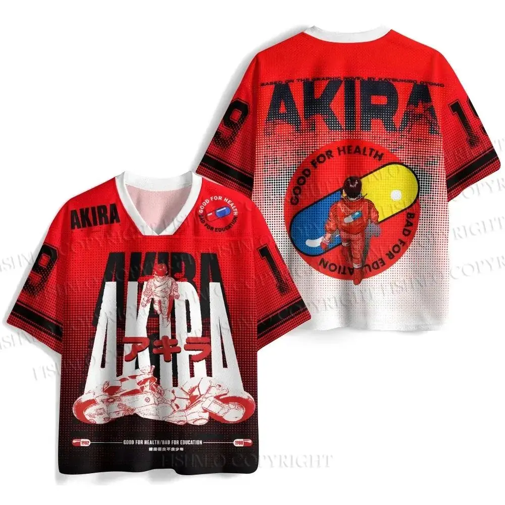 Retro Kaneda & Bike Oversized Mesh Tee product image