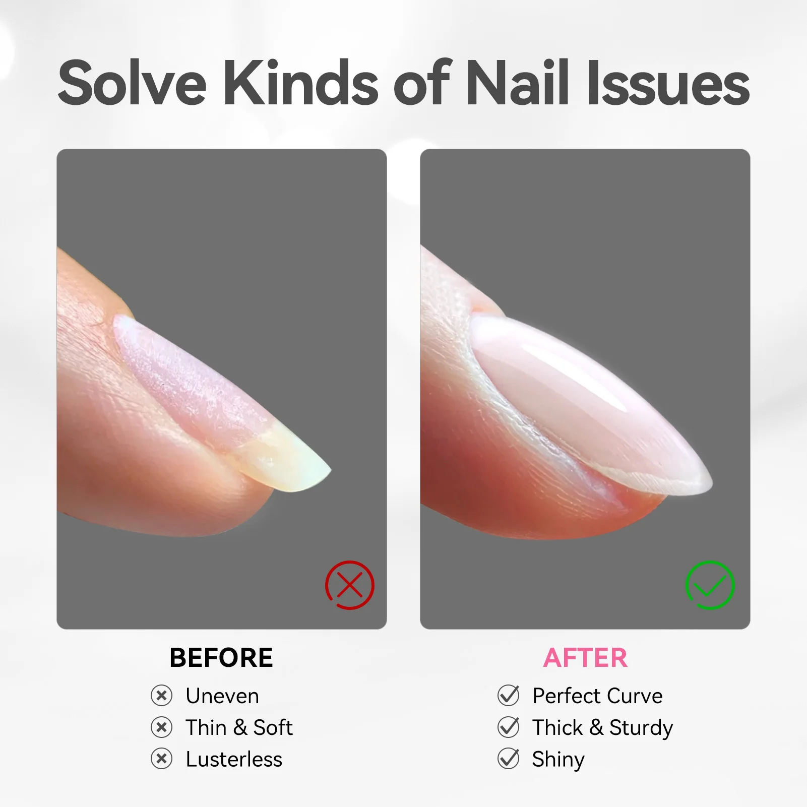 BORN PRETTY 10ml Milky White Quick Construction Gel Polish Semi Transparent Strengthener Jelly Color Nail Gel Varnish