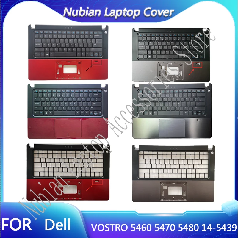 tampa base inferior para laptops dell tampa superior palmrest novo 5460 5470 5480 145439 p41g 01